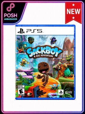 🎮 PS5 Sackboy: A Big Adventure – Brand New Sealed PlayStation 5 Game | Family A
